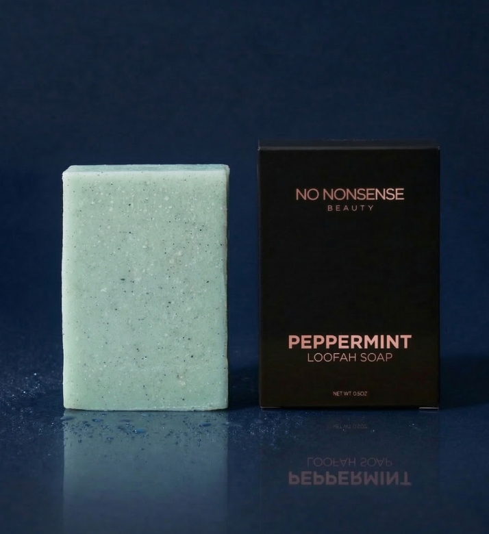 Peppermint Loofah Soap
